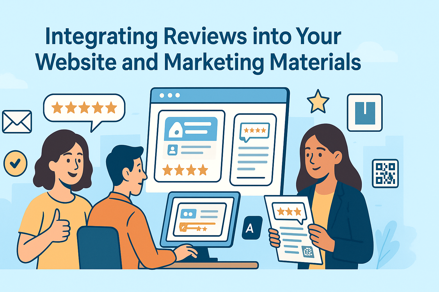 Integrating Reviews into Your Website and Marketing Materials