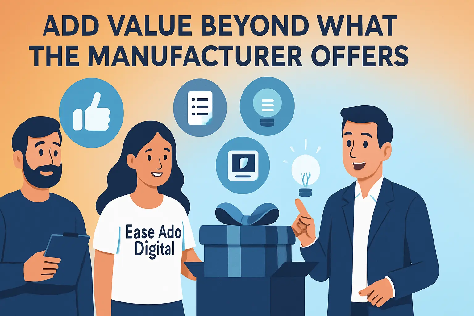 Add Value Beyond What the Manufacturer Offers