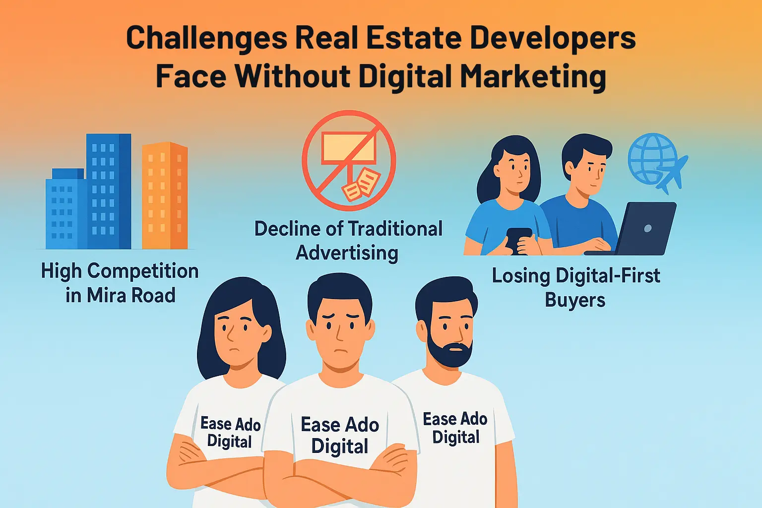 Challenges Real Estate Developers Face Without Digital Marketing